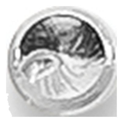 14K White Gold Threaded Earring Post Replacement – view 2