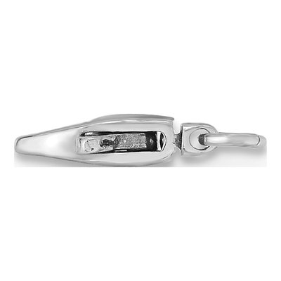 14K White Gold Swivel Lobster Clasp w/ Jump Ring – view 2