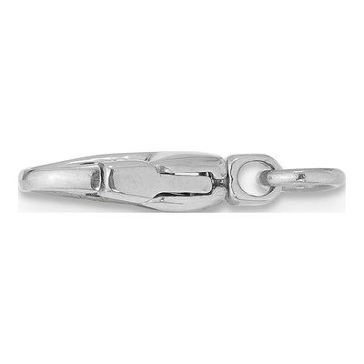 14K White Gold Swivel Lobster Clasp with Jump Ring – view 2