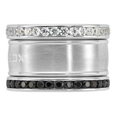 Chicago White Sox Stainless Steel Crystal Ring Set – view 3