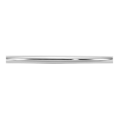 14K White Gold 1mm Half Round Wedding Band – view 3