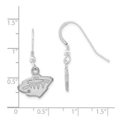 Minnesota Wild Sterling Silver Dangle Earrings – view 3