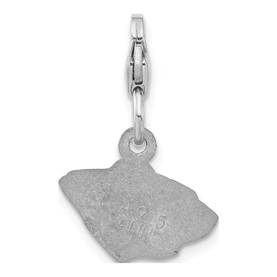Sterling Silver Minnesota Wild Logo Charm – view 3