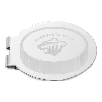 Minnesota Wild Stainless Steel Engraved Money Clip