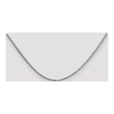14K White Gold 1.9mm Box Chain – view 6