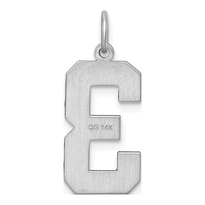 14K White Gold Number 3 Charm – view 5