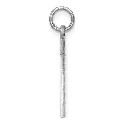 14K White Gold Number 7 Charm – view 3