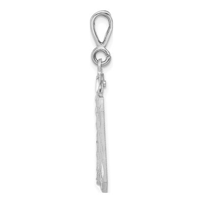 14K White Gold Number 30 Charm – view 2