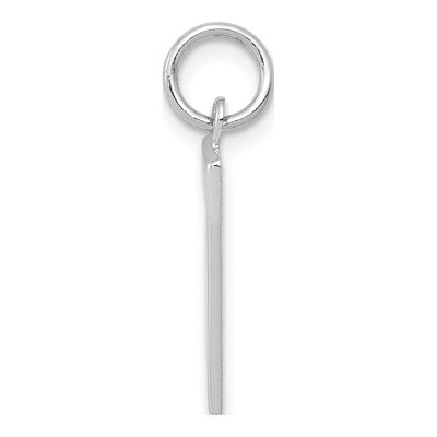 14K White Gold Number 7 Charm – view 3