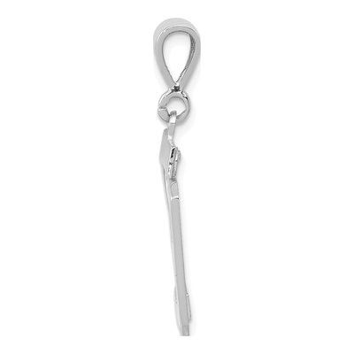 14K White Gold Number 29 Pendant – view 2