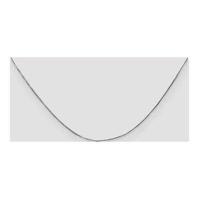14K White Gold 0.5mm Snake Chain – view 6