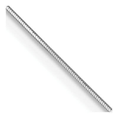 14K White Gold 0.5mm Snake Chain