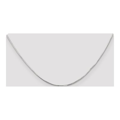 14K White Gold 0.9mm 20-Inch Snake Chain Bracelet – view 6