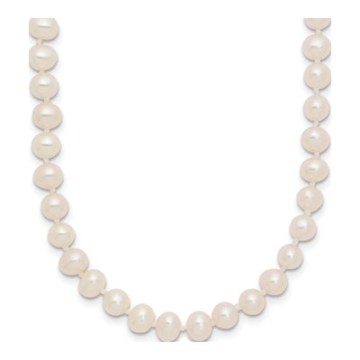 14K Yellow Gold Freshwater Cultured Pearl Near-Round Necklace