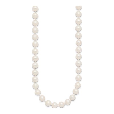 14K Yellow Gold Freshwater Cultured Pearl Near-Round Necklace – view 2