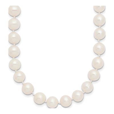14K White Gold Freshwater Cultured Pearl Near Round Necklace