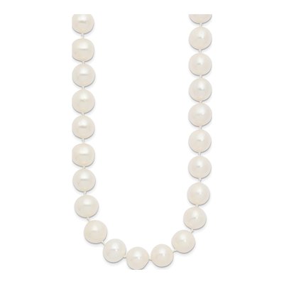 14K Yellow Gold Freshwater Cultured Pearl Near-Round Necklace – view 3