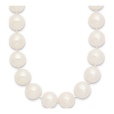 14K Yellow Gold Freshwater Cultured Pearl Near-Round Necklace