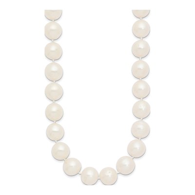 14K Yellow Gold Freshwater Cultured Pearl Near-Round Necklace – view 3