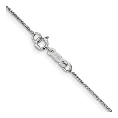 14K White Gold 0.7mm Rope Chain – view 5