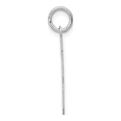 14K White Gold Number 13 Pendant – view 2
