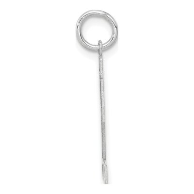 14K White Gold Number 22 Charm – view 3