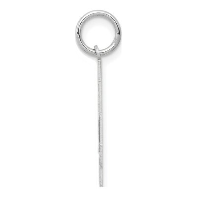14K White Gold Number 34 Charm – view 2