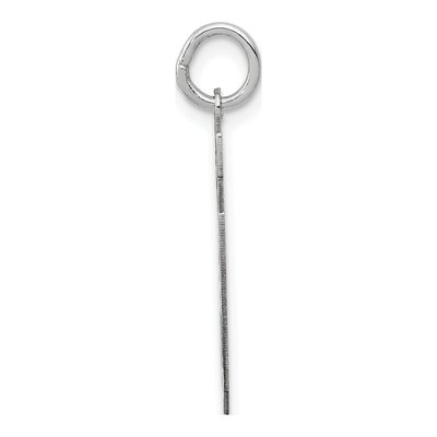 14K White Gold Number 39 Pendant – view 2
