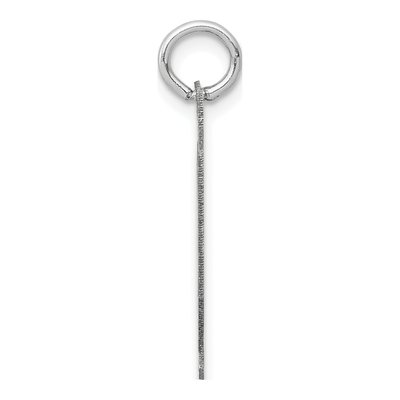 14K White Gold Number 40 Charm – view 2