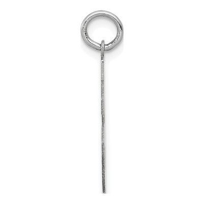 14K White Gold Number 56 Charm – view 2