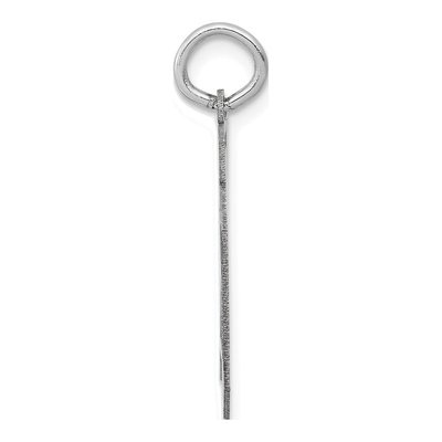 14K White Gold Number 70 Pendant – view 2
