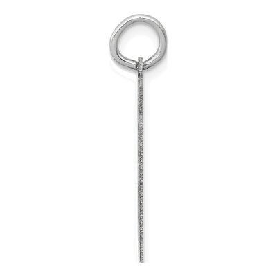14K White Gold Number 81 Charm – view 2