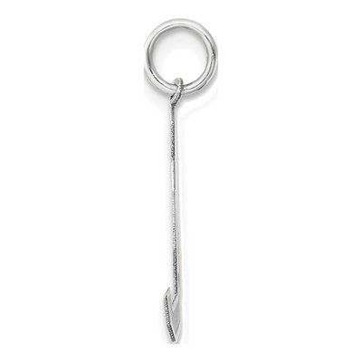 14K White Gold Number 94 Charm – view 2