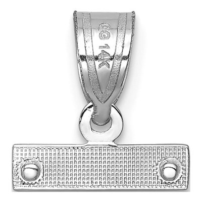14K White Gold Small Number Topper Charm – view 5