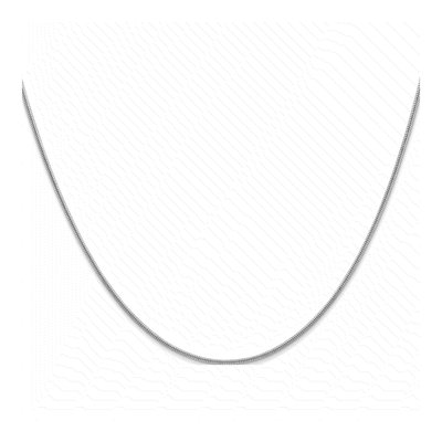 14K White Gold 1.4mm Round Snake Chain Bracelet – view 5
