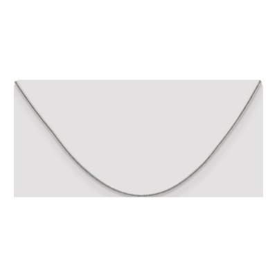 14K White Gold 1.4mm Round Snake Chain Bracelet – view 6
