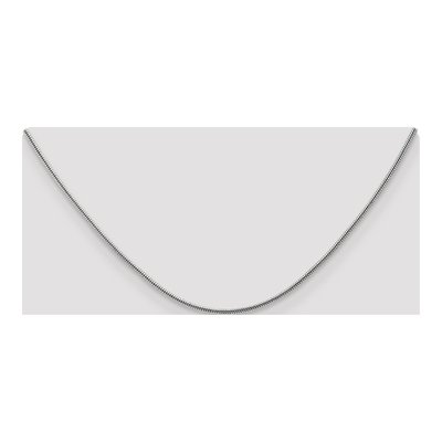 14K White Gold 1.6mm Round Snake Chain – view 6