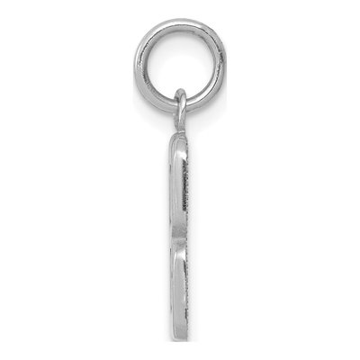 14K White Gold Small Number 8 Charm – view 3
