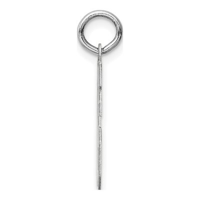 14K White Gold Small Number 16 Pendant – view 2