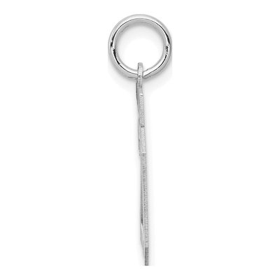 14K White Gold Small Number 20 Pendant – view 2