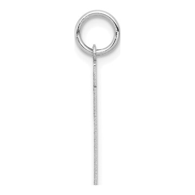 14K White Gold Number 21 Pendant – view 3