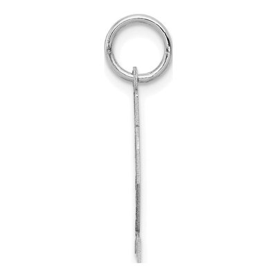14K White Gold Number 22 Charm – view 3