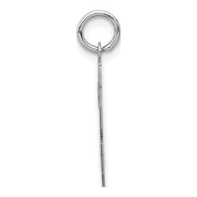 14K White Gold Number 28 Charm – view 2