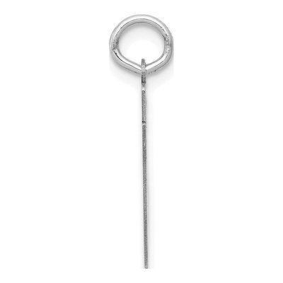 14K White Gold Small Number 31 Pendant – view 2