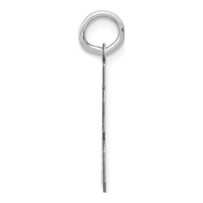 14K White Gold Number 83 Charm – view 2