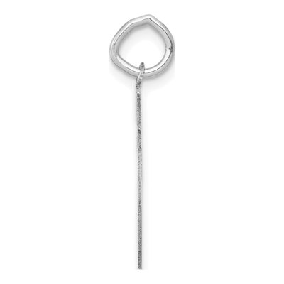 14K White Gold Number 85 Charm – view 2