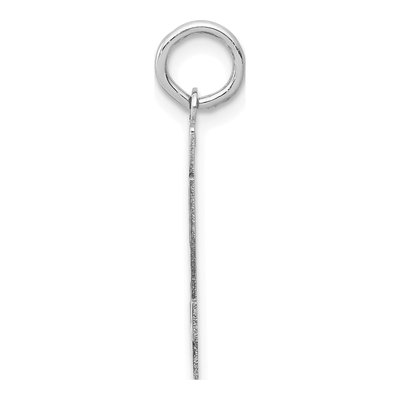 14K White Gold Number 94 Pendant – view 2