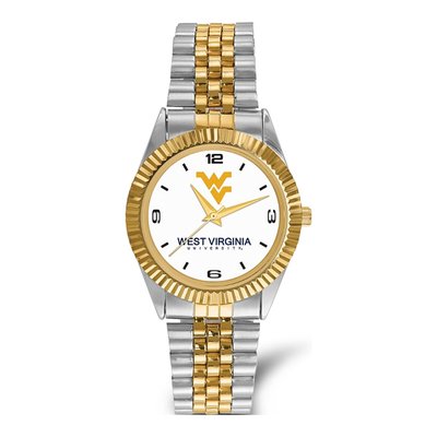 West Virginia University Men's Two-Tone Quartz Watch – view 3
