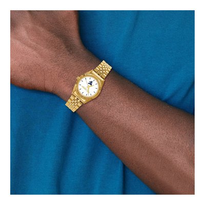West Virginia University Men's Gold-Tone Watch – view 2
