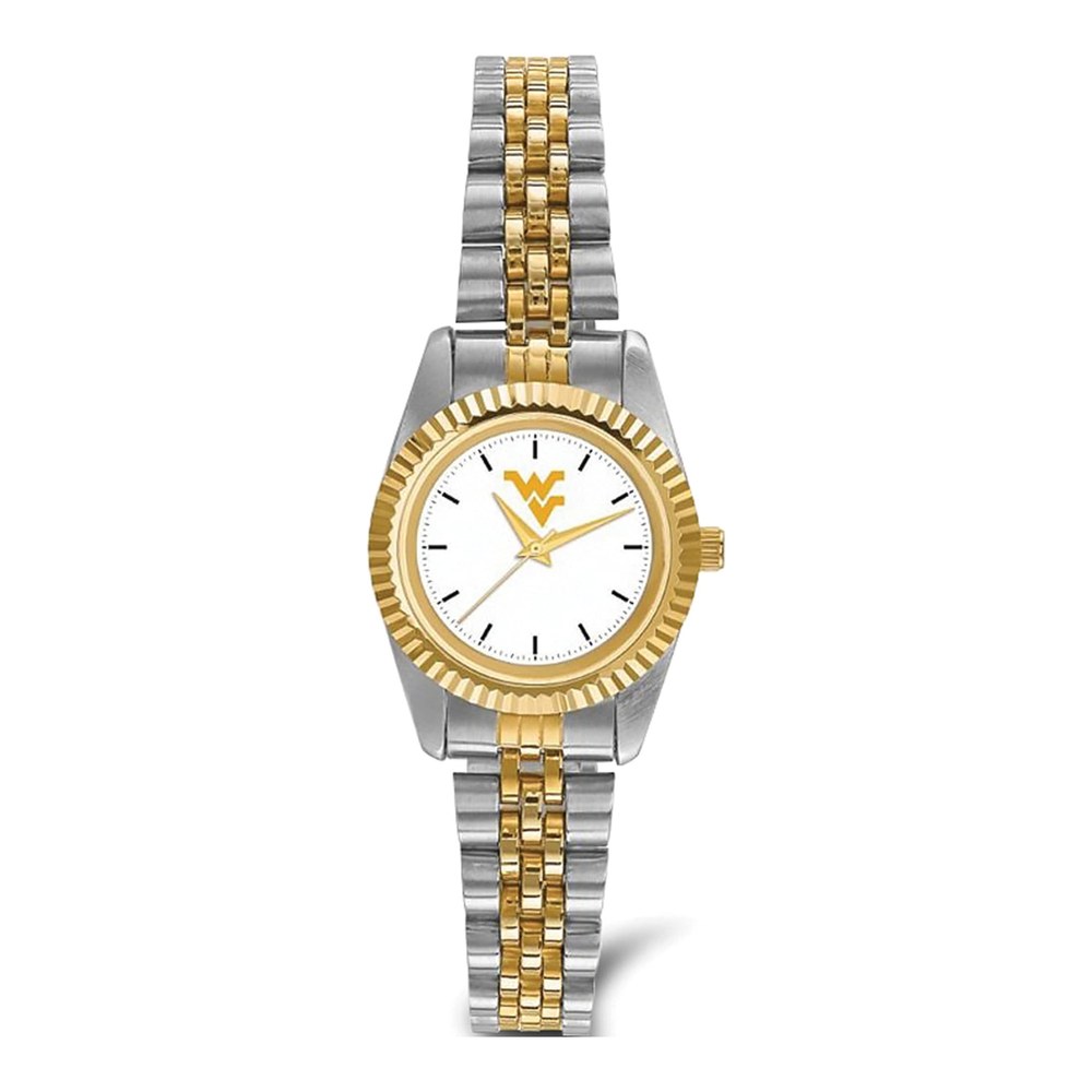 WVU Ladies Two-Tone Quartz Watch